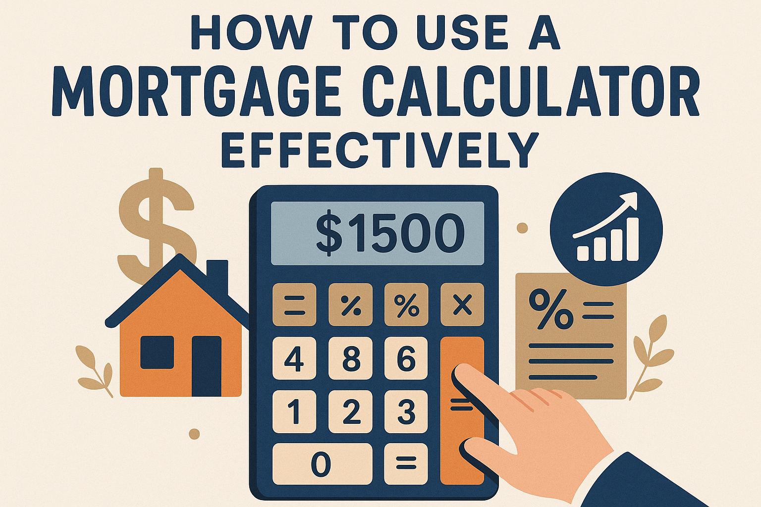 How to use a mortgage calculator effectively