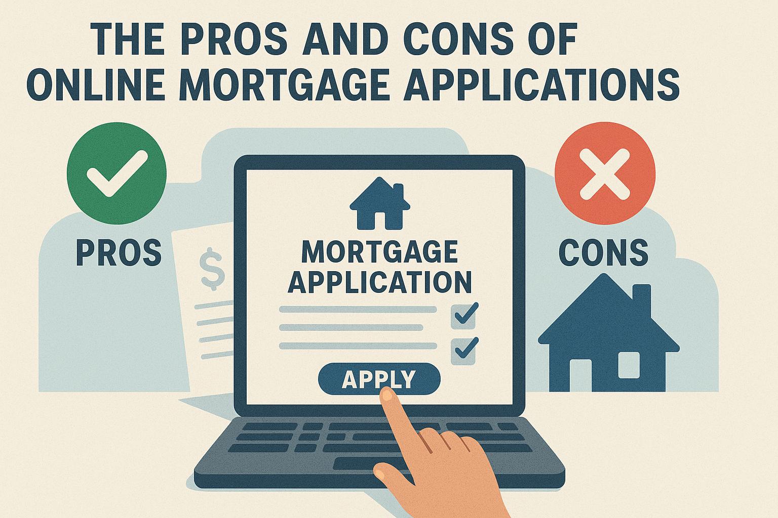 The pros and cons of online mortgage applications