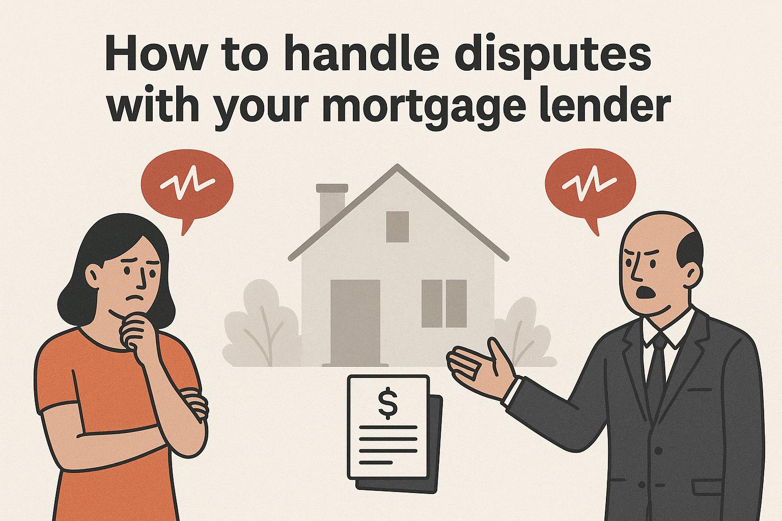 How to handle disputes with your mortgage lender