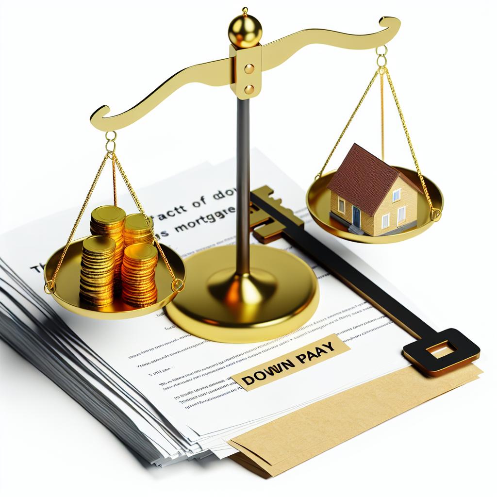 The impact of down payments on your mortgage terms